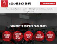 Tablet Screenshot of bouchercollision.com